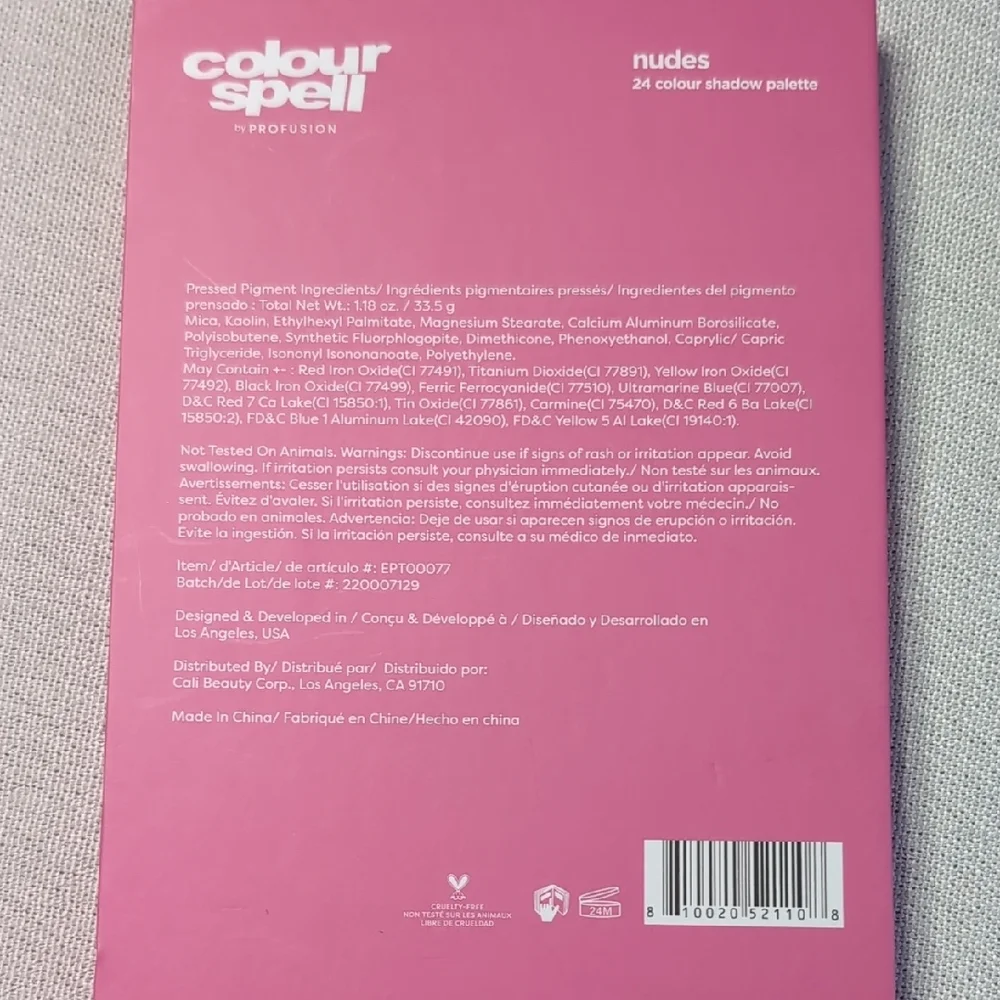 Profusion Cosmetics Colour Spell Nudes Palette - Picture 4 of 6